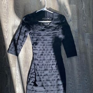 Ming Suit Spandex lace black Friday night out dress size small